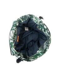 SUN68 FANCY SPONGE ALLOVER Geantă de plajă din pânză, de umăr Verde englezesc/alb crem - Genți femei - 5