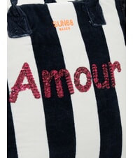 SUN68 FANCY SPONGE ALLOVER Geantă de plajă din pânză, de umăr albastru marin/alb crem - Genți femei - 3