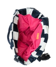 SUN68 FANCY SPONGE ALLOVER Geantă de plajă din pânză, de umăr albastru marin/alb crem - Genți femei - 5