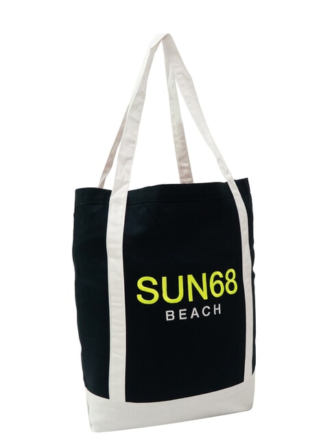 CABARDINE Geantă de plajă din pânză albastru marin - Genți femei