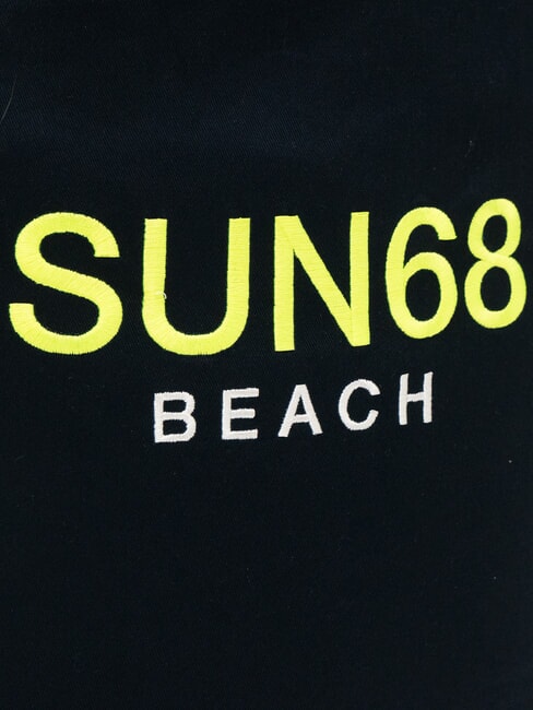 CABARDINE Geantă de plajă din pânză albastru marin - Genți femei