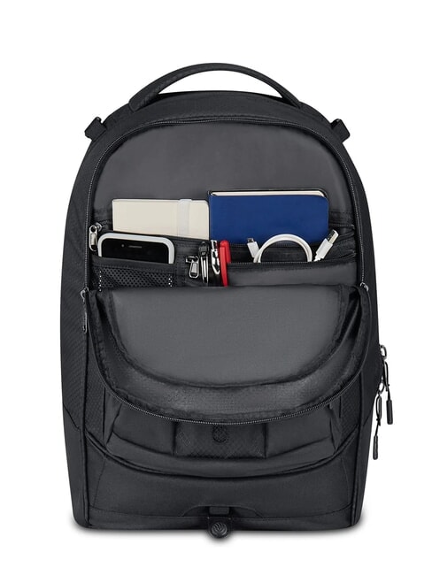 PLUS GRS LED Rucsac troler pentru laptop de 14". negru intens - Rucsacuri cu role