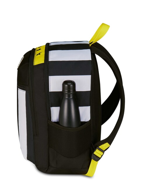 MAGIC GOAL Rucsac extensibil STRIPE BLACK / WHITE - Rucsacuri pentru școală și timp liber