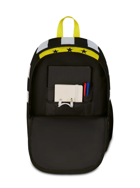 MAGIC GOAL Rucsac extensibil STRIPE BLACK / WHITE - Rucsacuri pentru școală și timp liber