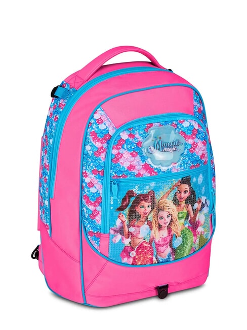 FEVER Rucsac detașabil cu 3 roți fluorescent turcoaz - Rucsacuri cu role