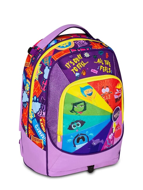 UNIVERSAL MOOD Rucsac detașabil cu 3 roți șifon liliac - Rucsacuri cu role