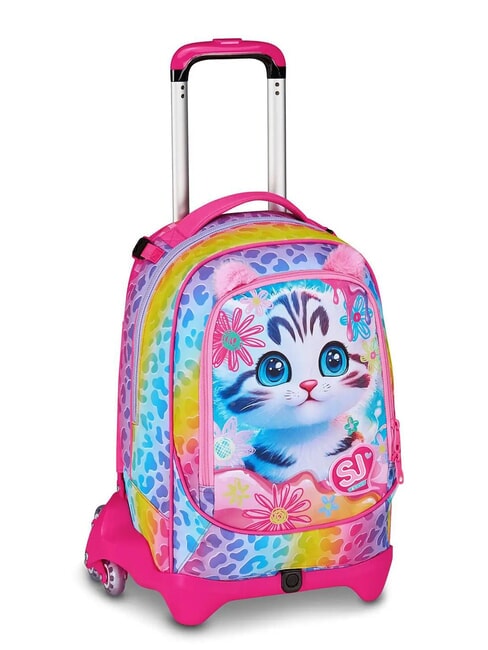 CAT&AIR Rucsac detașabil cu 3 roți PLAJA NEGRU - Rucsacuri cu role