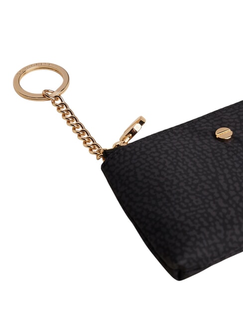 CLASSICA Husa pentru monede cu breloc negru închis - Portchei