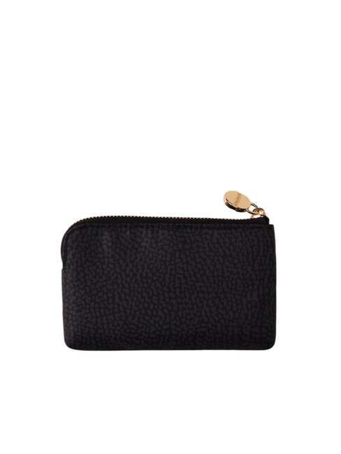 CLASSICA Husa pentru monede cu breloc negru închis - Portchei