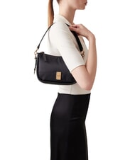 BORBONESE CAHIER HOBO SMALL Geanta de umar cu bareta de umar negru închis - Genți femei - 6