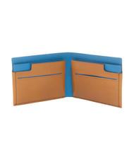 PIQUADRO CAMPIONARIO - BAGMOTIC KIT Portofel din piele + breloc cu USB Piele / Albastru - Portofele bărbați - 3