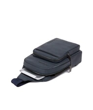 PIQUADRO CAMPIONARIO -  NABUCCO Rucsac din piele cu un singur umăr albastru - Rucsacuri pentru laptop - 3