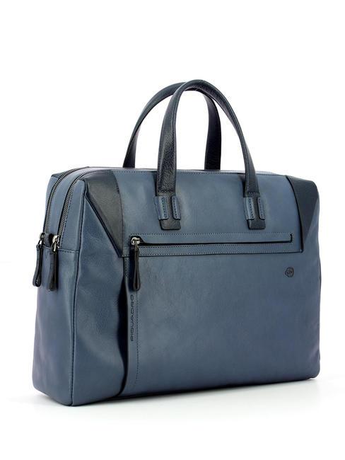 CAMPIONARIO - PAN  Servietă din piele pentru laptop de 15,6 inchi aviație - Serviete birou