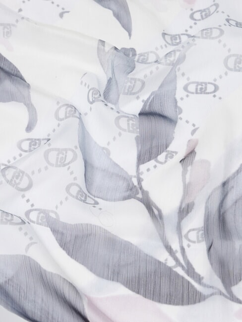 FLOWER Eșarfă în acuarelă BLACK - Eșarfe