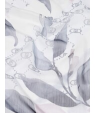 LIUJO FLOWER Eșarfă în acuarelă BLACK - Eșarfe - 3