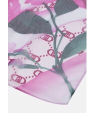 LIUJO FLOWER Eșarfă în acuarelă sangrie - Eșarfe - 3