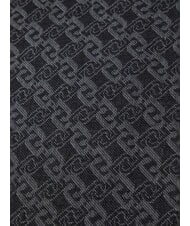 LIUJO LOGO CHAIN Eșarfă jacquard BLACK - Eșarfe - 3