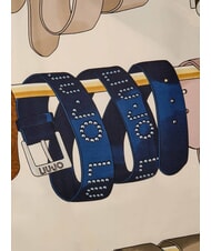 LIUJO MIX OF BELT  Eşarfă albastru sodalit - Eșarfe - 3