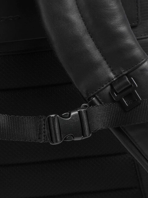 CAMPIONARIO - DAVID Rucsac pentru laptop de 15,6" cu ambreiaj detașabil negru - Rucsacuri pentru laptop