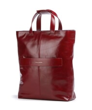 PIQUADRO CAMPIONARIO - BLUE SQUARE Servietă verticală din piele, laptop de 14" - Serviete birou