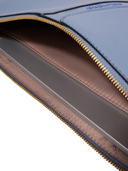 RAY  Husa iPad din piele albastru / maron - Genți femei