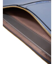 PIQUADRO RAY  Husa iPad din piele albastru / maron - Genți femei - 3