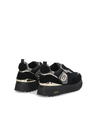 LIUJO MAXI WONDER 01 Teniși cu platformă și detalii din piton negru - Pantofi femei - 5