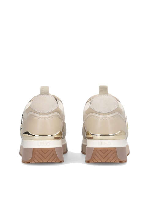 MAXI WONDER 01 Teniși din piele și plasă frânghie strălucitoare - Pantofi femei