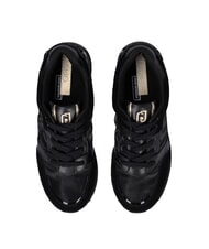 LIUJO MAXI WONDER 91 Teniși cu platformă și inserții din piele lăcuită negru - Pantofi femei - 4