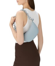 FURLA SFERA Geantă din piele Ares cu mâner din lanț cirrus - Genți femei - 5