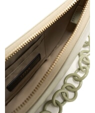 FURLA SFERA Geantă din piele Ares cu mâner din lanț salvie ușoară - Genți femei - 5