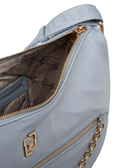 ACHALA Geantă de umăr din nailon cu husă cer - Genți femei