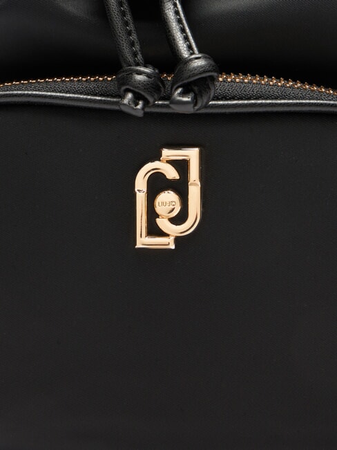 ACHALA  Găleată de mână, cu curea de umăr BLACK - Genți femei