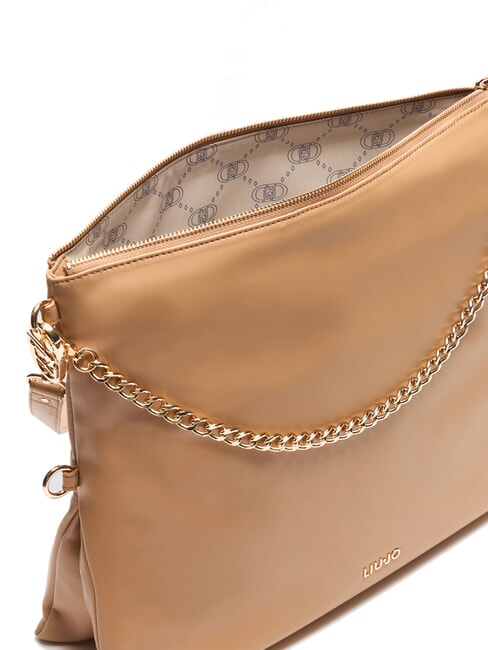 OMUSA  Geantă de umăr cămilă - Genți femei