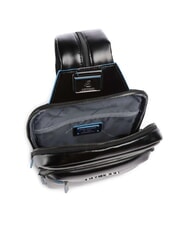 PIQUADRO BLUE SQUARE Portabilitate pe un singur umăr negru - Rucsacuri pentru laptop - 4