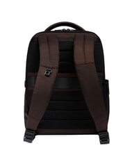 PIQUADRO WOLLEM Rucsac din piele și material textil, suport pentru laptop de 14". MORO - Rucsacuri pentru laptop - 3