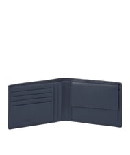 PIQUADRO MODUS RESTYLING Portofel din piele ciocănită albastru - Portofele bărbați - 2