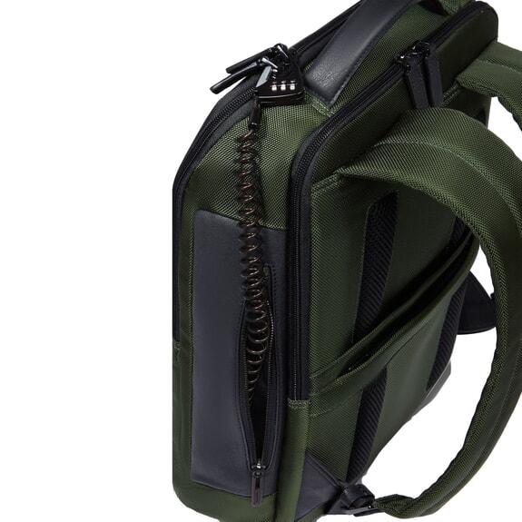 BRIEF 2 rucsac pentru laptop și suport pentru iPad din material reciclat VERDE - Rucsacuri pentru laptop