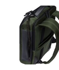 PIQUADRO BRIEF 2 rucsac pentru laptop și suport pentru iPad din material reciclat VERDE - Rucsacuri pentru laptop - 3