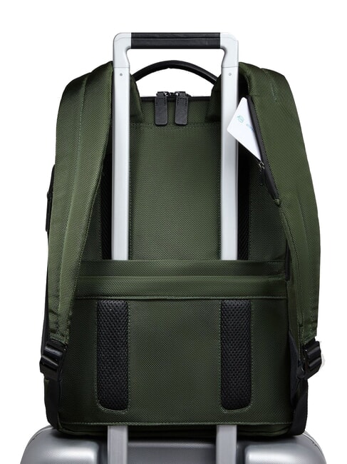 BRIEF 2 rucsac pentru laptop și suport pentru iPad din material reciclat VERDE - Rucsacuri pentru laptop