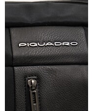 PIQUADRO BRIEF ECOLOGICA Geantă din material textil cu curea de umăr negru - Genți de voiaj - 3