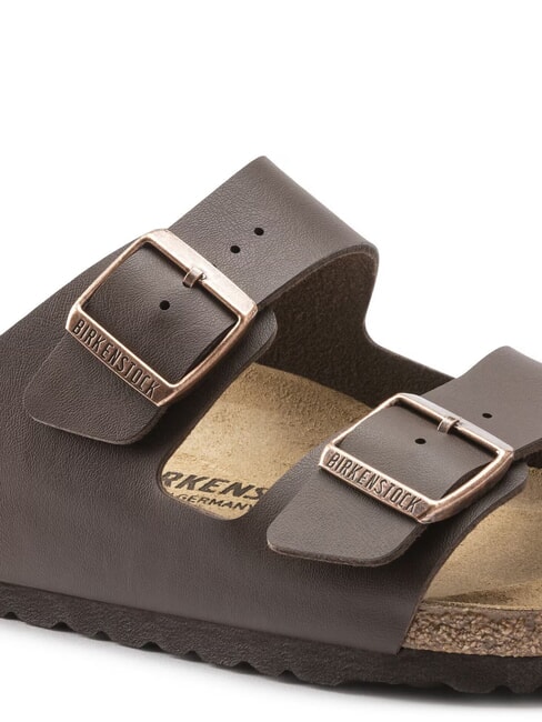 ARIZONA BIRKO FLOR Sandale cu două catarame maro inchis - Pantofi unisex