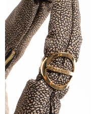 BORBONESE TWINNIE SMALL Geantă mică de umăr OP / NATURAL / NEGRU - Genți femei - 5