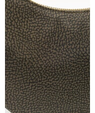 BORBONESE HOBO LUNA MINI ECO LINE Geanta de umar dafin - Genți femei - 3