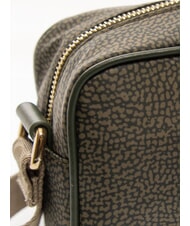 BORBONESE CAMERA CASE SMALL ECO LINE Geantă de umăr mini, din material textil dafin - Genți femei - 3