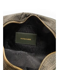 BORBONESE CAMERA CASE SMALL ECO LINE Geantă de umăr mini, din material textil dafin - Genți femei - 5