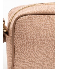 BORBONESE CAMERA CASE SMALL ECO LINE Geantă de umăr mini, din material textil mov - Genți femei - 3