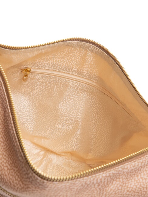 LUNA BAG MIDDLE ECO LINE LUNA Geantă de umăr din material textil jet op mov - Genți femei