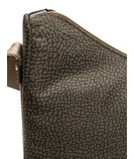 BORBONESE LUNA BAG SMALL ECO LINE Geantă LUNA Hobo, Mic dafin - Genți femei - 3