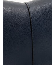 GIANNI CHIARINI HELENA ROUND Geantă mică de umăr din piele BLUE - Genți femei - 3